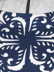 Medallion pattern centred at front