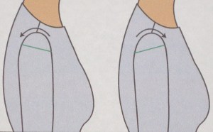 Rotate balance line until it sits parallel to the floor.