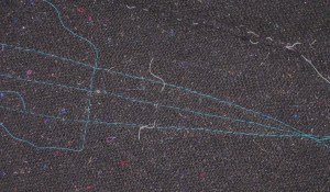 Darts were thread traced from wrong side and machine traced (SL 6.0) so the pocket markings were extra clear on the right side.