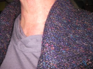 Since the collar is such an important feature, I am really happy with the way it hugs the neck and rolls so beautifully.