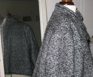 Side and back detail