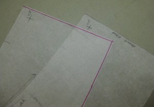 Difference between upper and under collar pieces at neckline and front edges