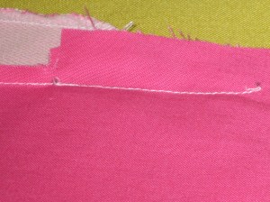 Stitch approximately 5cm(2