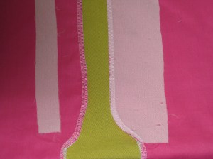 Interface cut on fly facing and over CF on opposite side.