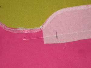 Stitch approximately 5cm (2