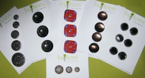 An assortment of my souvenirs from the button shop in Nurses Walk, The Rocks, Sydney.