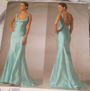 Bias garments mould the figure and flow into a beautiful heavy drape towards the hemline.