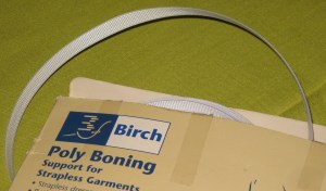 Polyester boning 12mm wide.