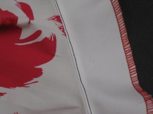 Understitching applied to the facing will hold the seam allowances in place and allow a soft roll on the outside of the garment and no facing showing.