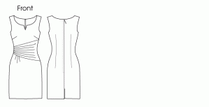 Line drawing Vogue 1303